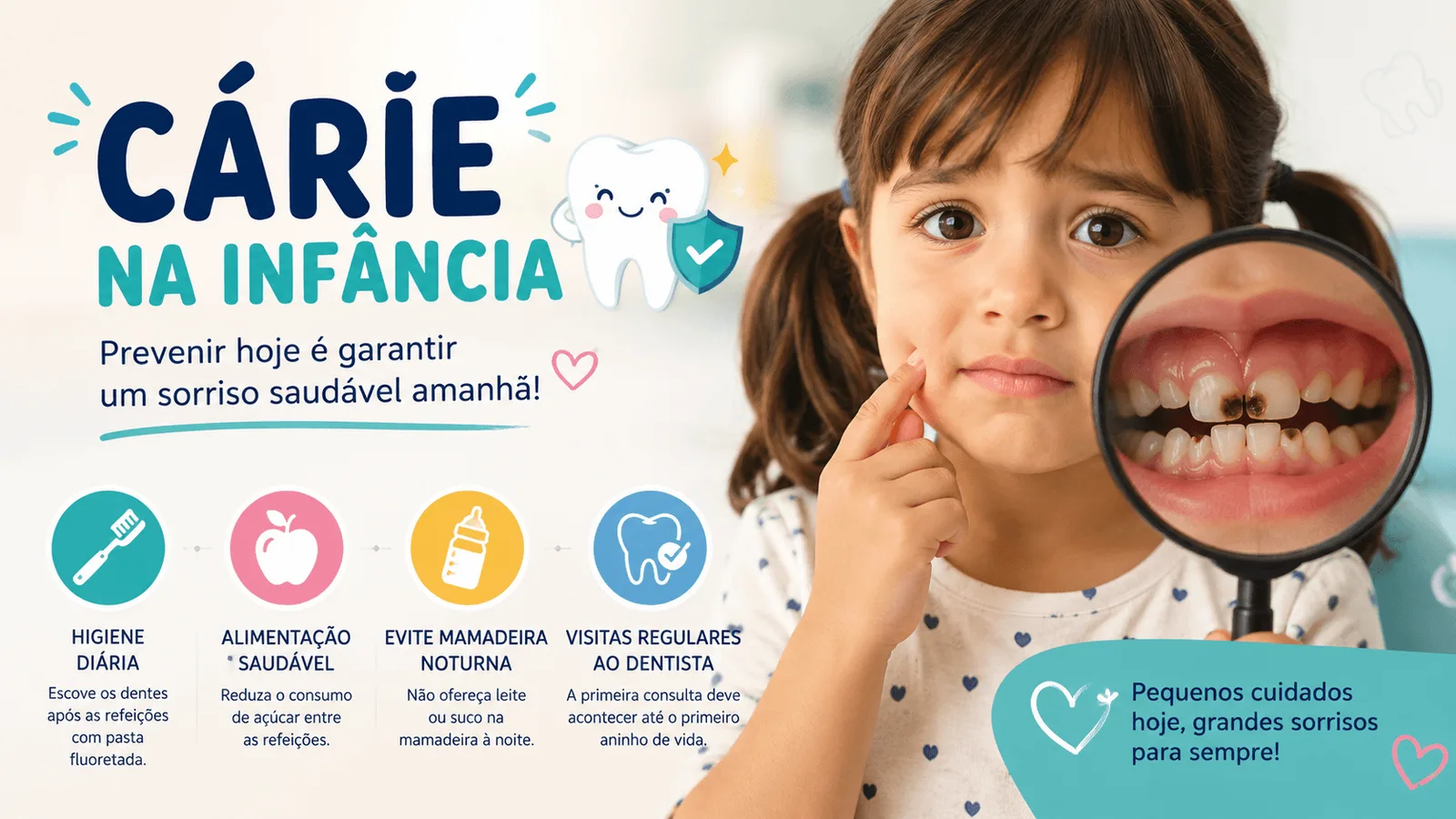 Cárie na Primeira Infância: tudo que os pais precisam saber