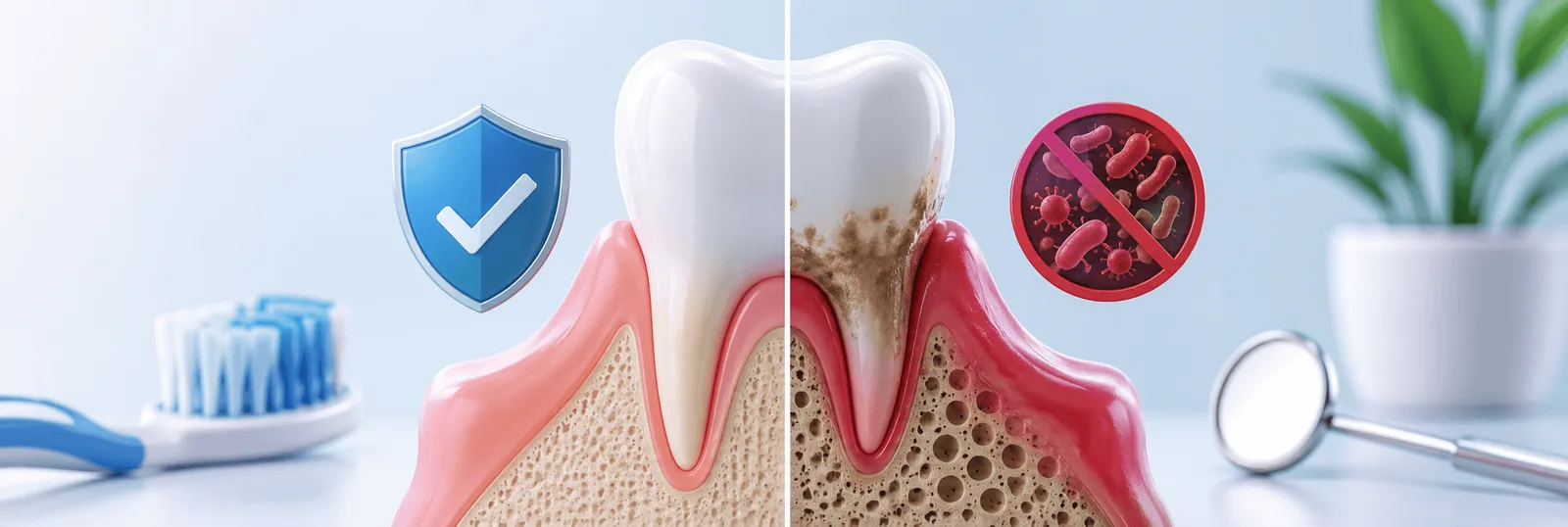 Prevenir a Perda Óssea Começa com o Cuidado da Gengiva