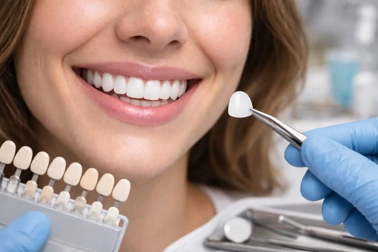 Aplicação de facetas dentais para estética e correção do sorriso