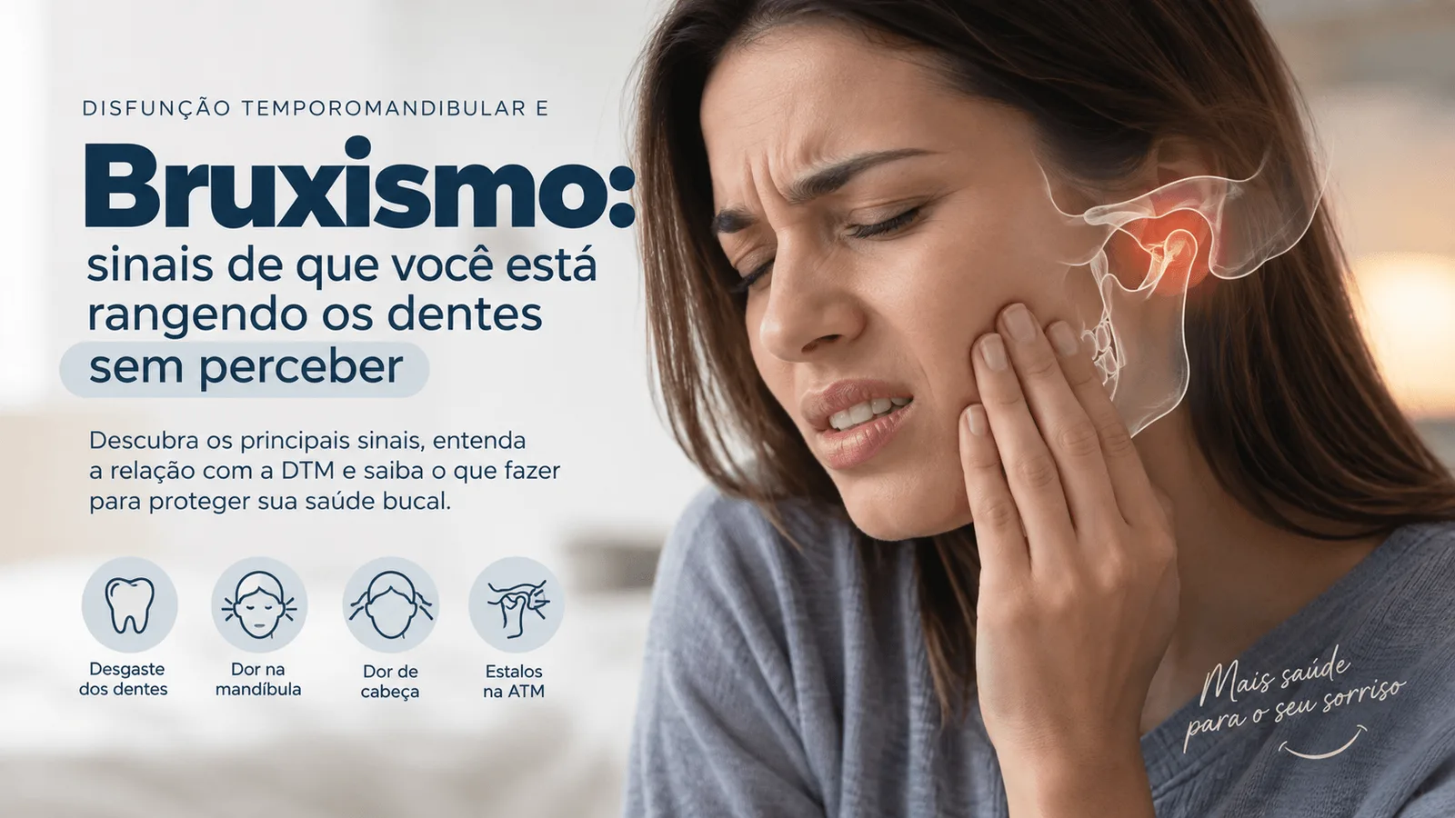 Disfunção temporomandibular e bruxismo: sinais de que você está rangendo os dentes sem perceber
