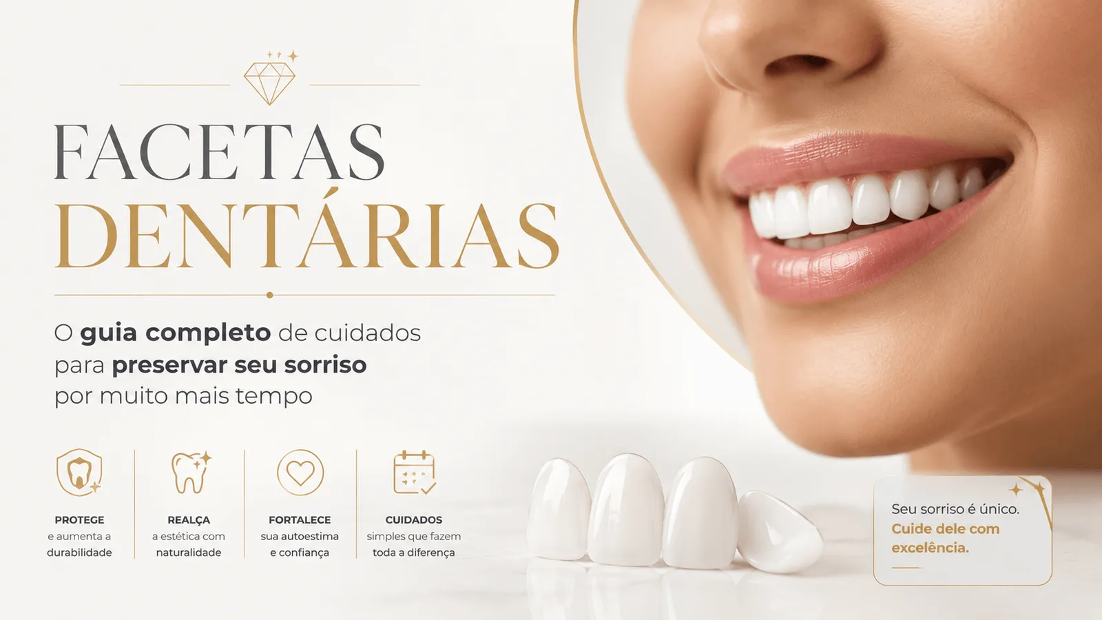 Facetas Dentárias: O guia completo de cuidados para preservar seu sorriso por muito mais tempo